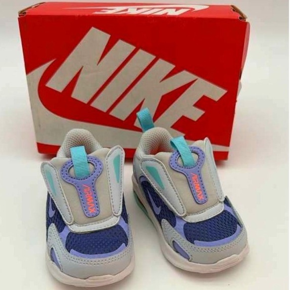 Nike‎ Air Max SYSTM Baby Sneakers – White/Pink/Grey – Size 4C – NIB